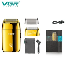VGR Shaver Rechargeable Beard Trimmer Reciprocating Razor Beard Cutting Machine Portable Mini Shaving Machine for Men V-399