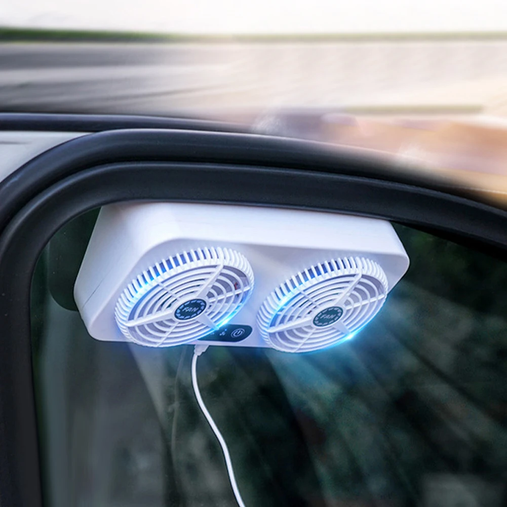 USB Powered Car Fan 3 Speed Auto Exhaust Fan Air Purifier Car Radiator Front/Rear Window Air Vent Cooler Interior Accessories
USB Powered Car Fan 3 Speed Auto Exhaust Fan Air Purifier Car Radiator Front/Rear Window Air Vent Cooler Interior Accessories