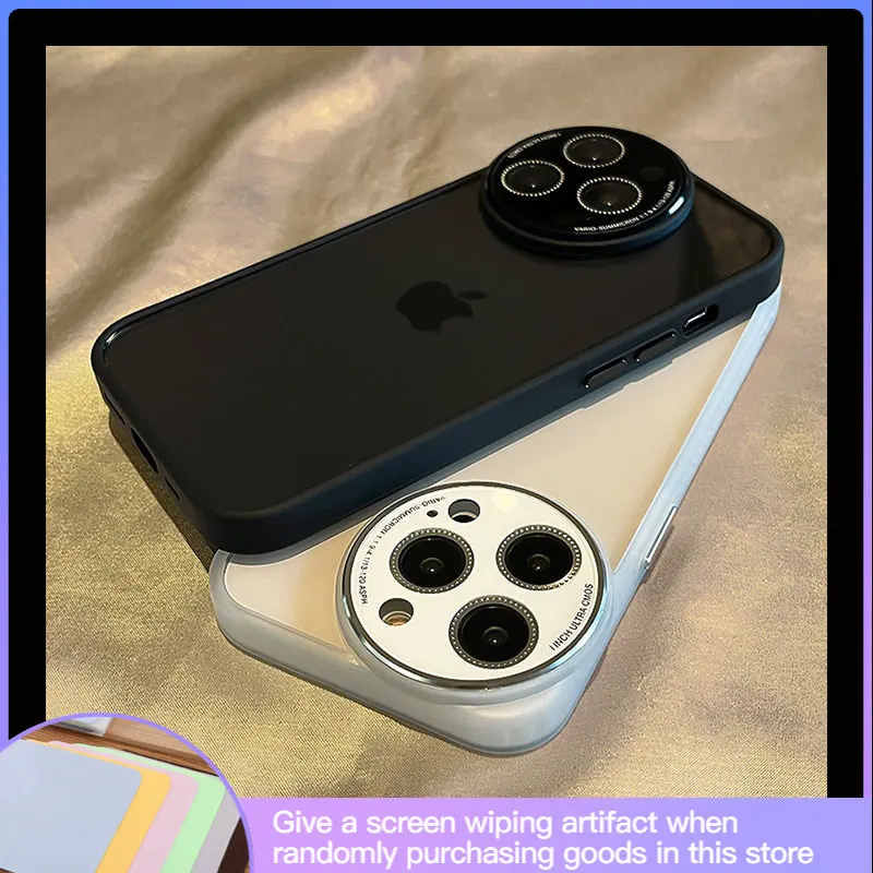 Luxury All-in-one Lens Film All-pack Advanced Phone Case Suitable for IPhone14 14promax 13Promax Transparent Silicone Anti-fall
Luxury All-in-one Lens Film All-pack Advanced Phone Case Suitable for IPhone14 14promax 13Promax Transparent Silicone Anti-fall