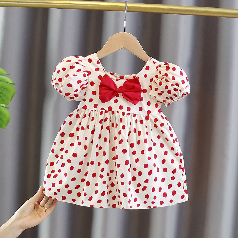 Baby Sweet Dots Princess Dress Child Bowknot Hubble-bubble Sleeve Cotton Dress Summer Kids
Baby Sweet Dots Princess Dress Child Bowknot Hubble-bubble Sleeve Cotton Dress Summer Kids