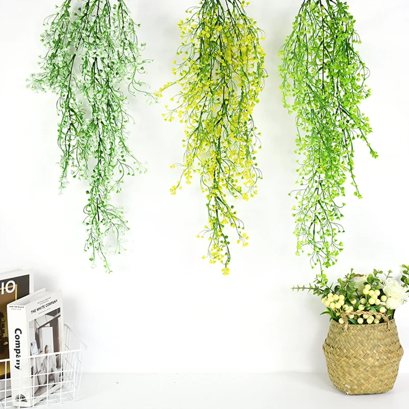 75cm Artificial Hanging Flower Plant Fake Vine Willow Rattan Flower Artificial Hanging Plant For Home Garden Wall Decoration
75cm Artificial Hanging Flower Plant Fake Vine Willow Rattan Flower Artificial Hanging Plant For Home Garden Wall Decoration