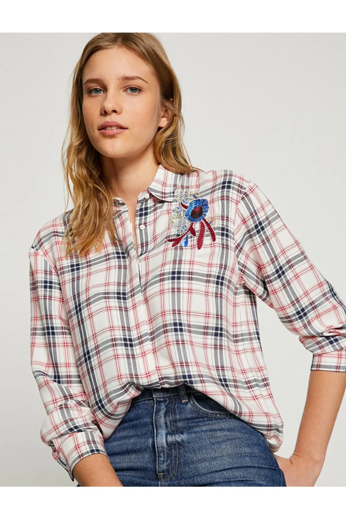 

Checkered Shirt Summer women's Shirts Fashion women's Blouses Pretty and Cheap women's Blouses 29869111