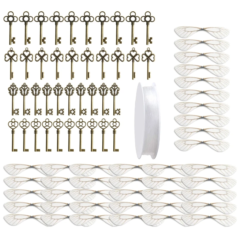 517F Magic Flying Key Pendant with Dragonfly Wing Charms Door Hanging Banish Evil Protection Home Gift for Women Men Teen 
517F Magic Flying Key Pendant with Dragonfly Wing Charms Door Hanging Banish Evil Protection Home Gift for Women Men Teen