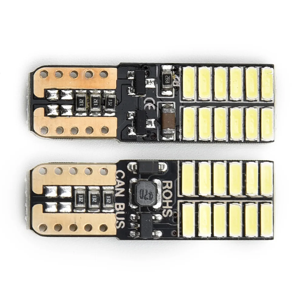 6Pcs Super Bright T10 LED W5W Car Width Light Parking Light 4014 24SMD ERROR FREE Car Side Wedge Light For Mercedes W204 12-24V
6Pcs Super Bright T10 LED W5W Car Width Light Parking Light 4014 24SMD ERROR FREE Car Side Wedge Light For Mercedes W204 12-24V