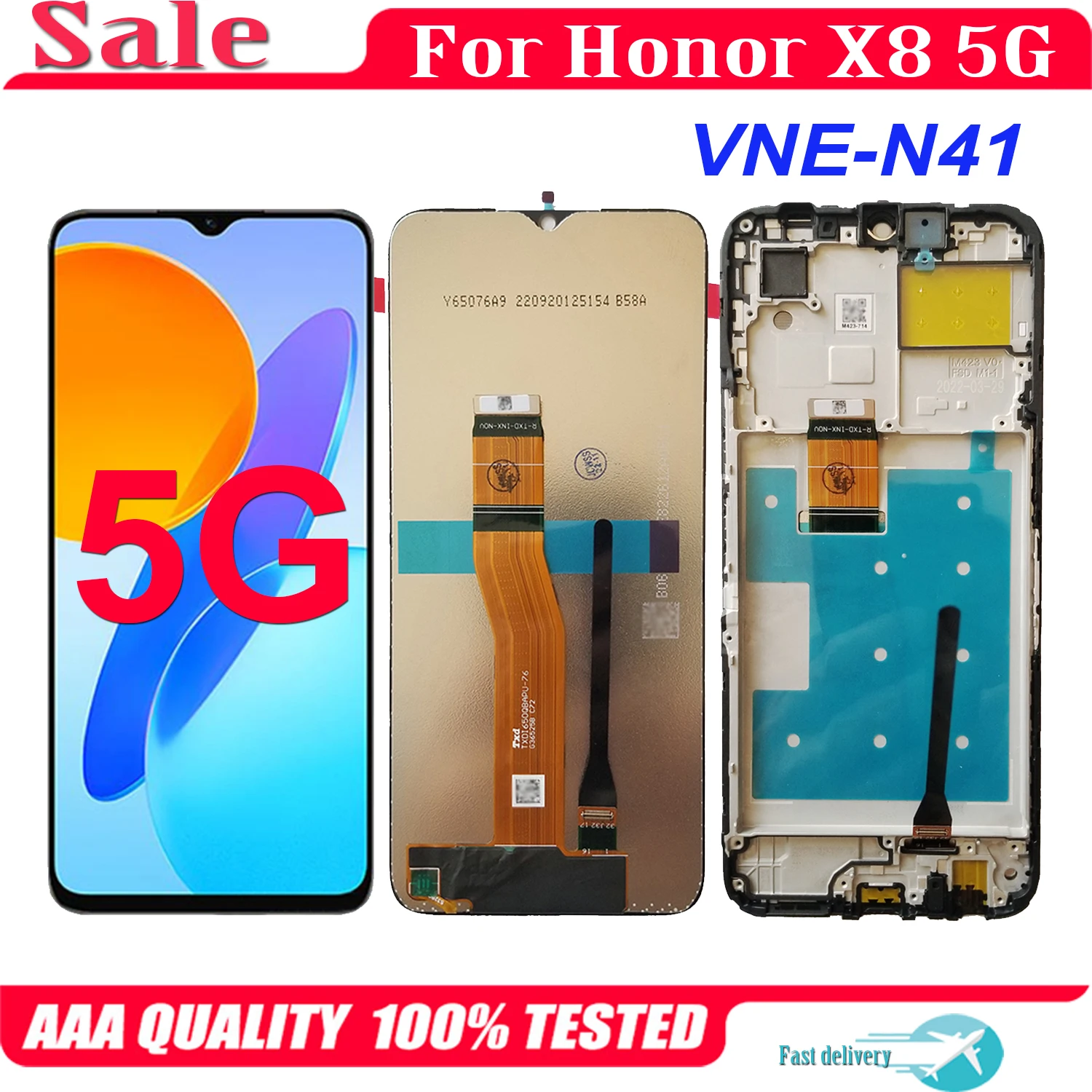 Оригинальный 6,5 ''для Huawei Honor X8 5G LCD дисплей сенсорный экран сменный дигитайзер в сборе
Оригинальный 6,5 ''для Huawei Honor X8 5G LCD дисплей сенсорный экран сменный дигитайзер в сборе