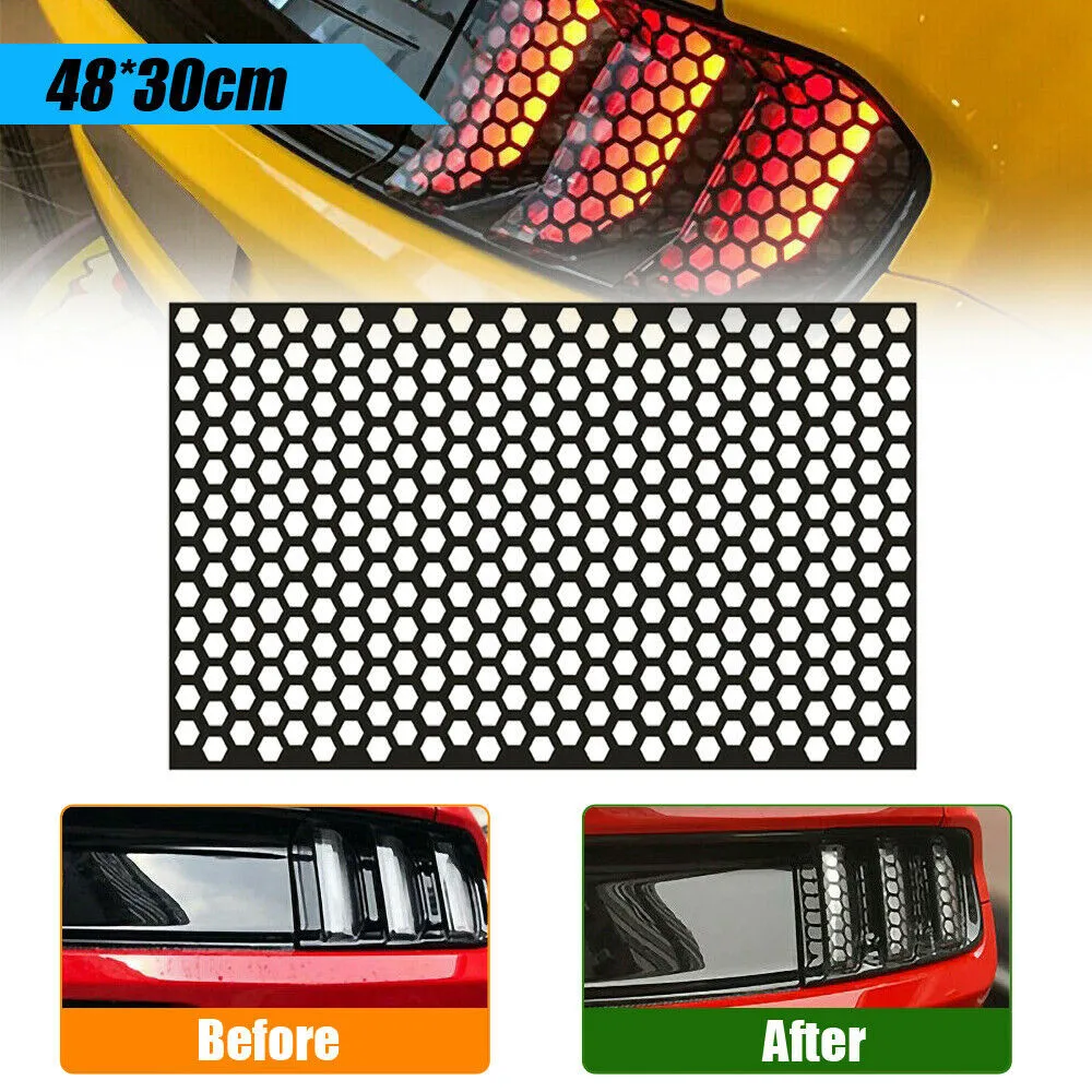 Black Car Rear Tail Light Cover Honeycom Sticker Tail-lamp Decal Accessories DIY Rear Tail Light Sticker
Black Car Rear Tail Light Cover Honeycom Sticker Tail-lamp Decal Accessories DIY Rear Tail Light Sticker