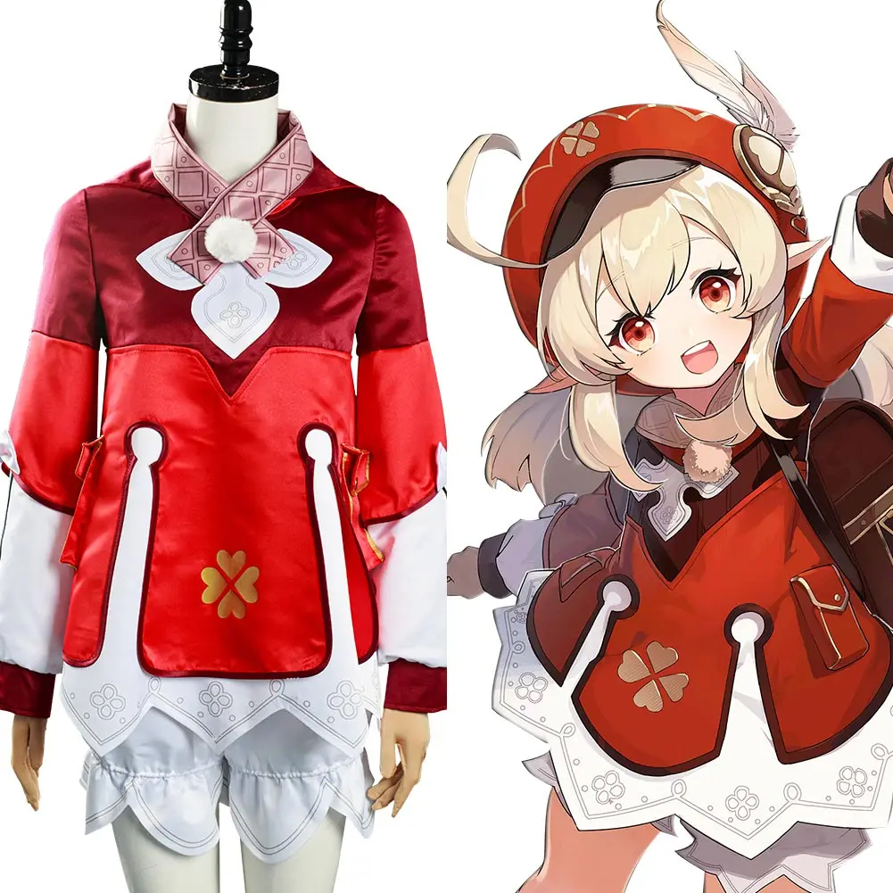 Game Genshin Impact - Klee Cosplay Costume Coat Hat Outfits Halloween Carnival Suit
Game Genshin Impact - Klee Cosplay Costume Coat Hat Outfits Halloween Carnival Suit