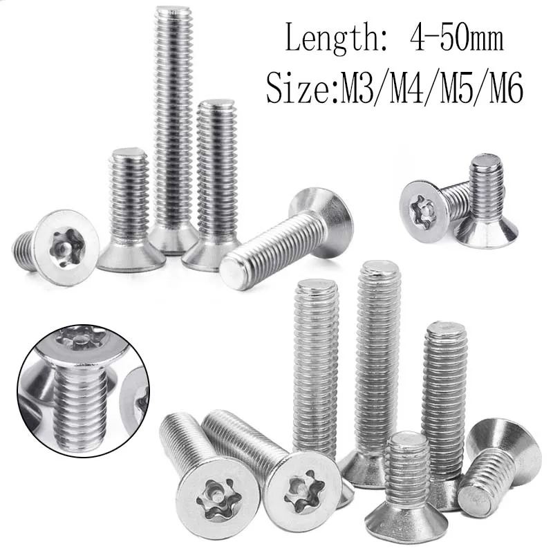 Винты Torx из нержавеющей стали 304 M3 M4 M5 M6 4-50мм
Винты Torx из нержавеющей стали 304 M3 M4 M5 M6 4-50мм