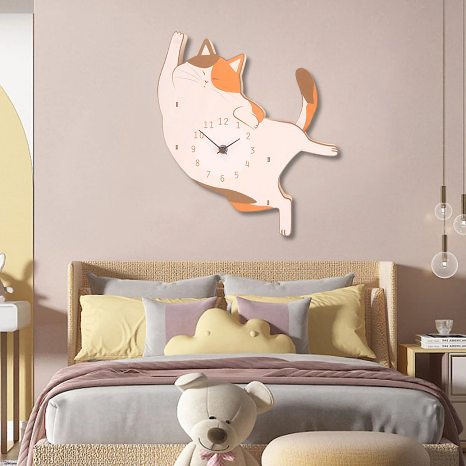 MDF Novelty Swing Clocks Cartoon Dog Cat Bear Bedroom Watch Clock Funny Wall Hanging Decoration Mutual Walking Creative Clocks
MDF Novelty Swing Clocks Cartoon Dog Cat Bear Bedroom Watch Clock Funny Wall Hanging Decoration Mutual Walking Creative Clocks