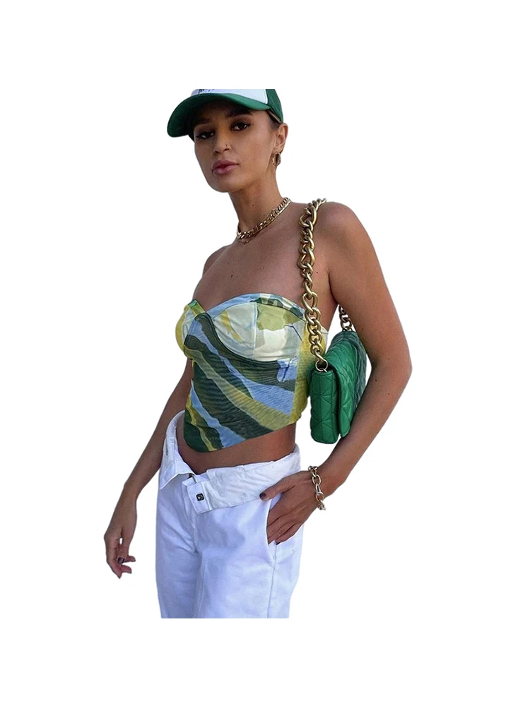 Женский укороченный топ с открытыми плечами, без бретелек, с открытой спиной
Женский укороченный топ с открытыми плечами, без бретелек, с открытой спиной