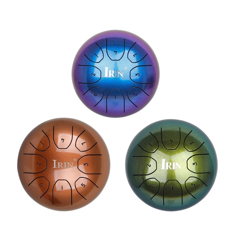 Steel Tongue Drum 5.5In 8 Notes Ethereal Drum Tone C Keys Handpan Hang Drum Percussion Musical Instrument with Drumstick
Steel Tongue Drum 5.5In 8 Notes Ethereal Drum Tone C Keys Handpan Hang Drum Percussion Musical Instrument with Drumstick
