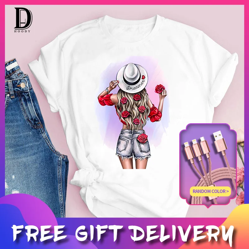 Girls With Hats Pattern Anime Printed T-shirts Summer Cotton Oversized Sports Fashion Tops Women's Men's Shirts Blouse
Girls With Hats Pattern Anime Printed T-shirts Summer Cotton Oversized Sports Fashion Tops Women's Men's Shirts Blouse