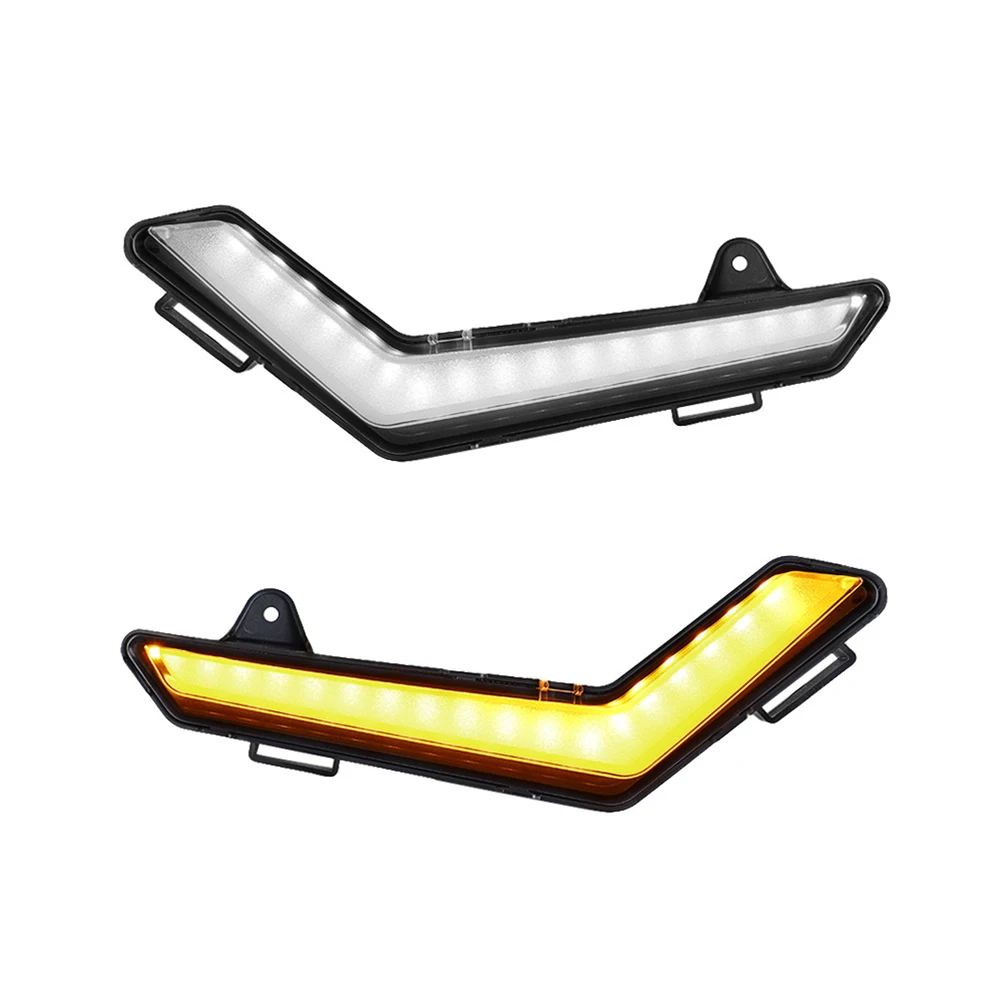 Universal Fitment UTV LED Turn Signal Light DRL Clear Lens White+Amber Flowing Light For CanAm Defender Max 2020+
Universal Fitment UTV LED Turn Signal Light DRL Clear Lens White+Amber Flowing Light For CanAm Defender Max 2020+