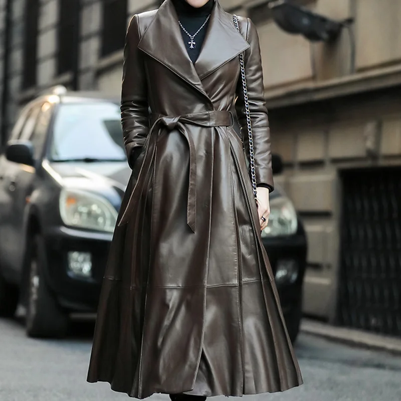Coat Sheepskin Down Autumn Winter Women Brand Thicken Long Coat Warm Genuine Leather Long Down Coat Female Quality Outerwear
Coat Sheepskin Down Autumn Winter Women Brand Thicken Long Coat Warm Genuine Leather Long Down Coat Female Quality Outerwear