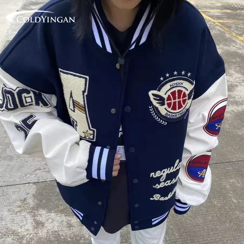 American Retro Letter Embroidery Flocking Y2K Street Hip-hop Baseball Uniform Jacket Female 2022 New College Style Couple Outfit
American Retro Letter Embroidery Flocking Y2K Street Hip-hop Baseball Uniform Jacket Female 2022 New College Style Couple Outfit