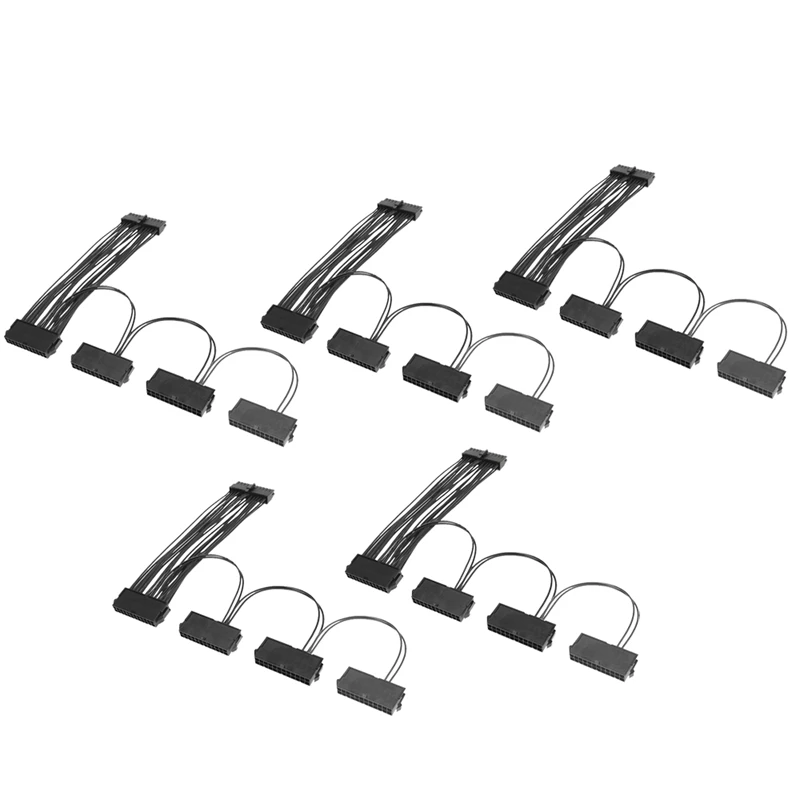 24Pin To 24(20+4) Pin Dual Power Supply Extension Cable Synchronizer PSU Cable Adapter For ATX Motherboard 18AWG
24Pin To 24(20+4) Pin Dual Power Supply Extension Cable Synchronizer PSU Cable Adapter For ATX Motherboard 18AWG