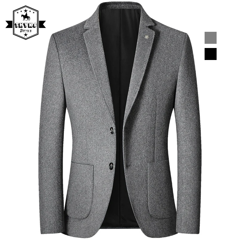 Men Woolen Blazer Jacket Slim Fit Casual Suit Coats Korean Fashion Blazer Single Breasted Stylish Overcoat Male Luxury Wool Coat
Men Woolen Blazer Jacket Slim Fit Casual Suit Coats Korean Fashion Blazer Single Breasted Stylish Overcoat Male Luxury Wool Coat