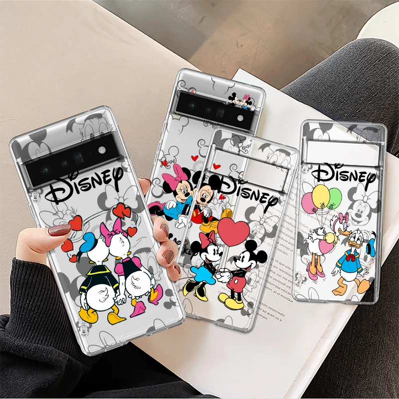 Disney Donald Duck Love For Google Pixel 8 7 6 Pro 6a 5 5a 4 4a XL 5G Transparent Phone Case Cover Shell
Disney Donald Duck Love For Google Pixel 8 7 6 Pro 6a 5 5a 4 4a XL 5G Transparent Phone Case Cover Shell
