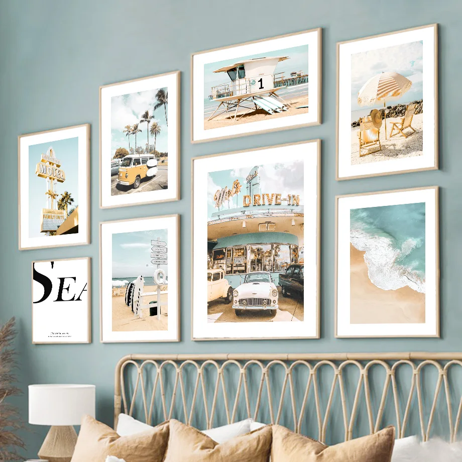 Summer Beach Chair Surfboard Coconut Tree Parasol Art Canvas Painting Nordic Posters And Prints Wall Pictures Living Room Decor
Summer Beach Chair Surfboard Coconut Tree Parasol Art Canvas Painting Nordic Posters And Prints Wall Pictures Living Room Decor