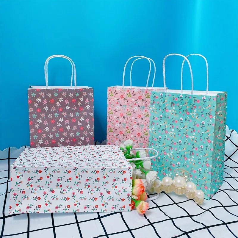 50pcs paper bag flower tote bag takeaway gift wedding storage portable European pastoral style 21*15*8cm wholesale NEW
50pcs paper bag flower tote bag takeaway gift wedding storage portable European pastoral style 21*15*8cm wholesale NEW