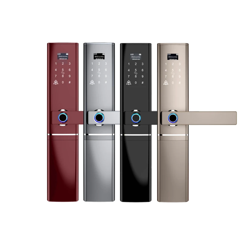 Biometric Electronic Fingerprint Door Lock Kyeless Smart Digital Safe Fingerprint, Code, Key Touch Screen Digital Password Lock
Biometric Electronic Fingerprint Door Lock Kyeless Smart Digital Safe Fingerprint, Code, Key Touch Screen Digital Password Lock