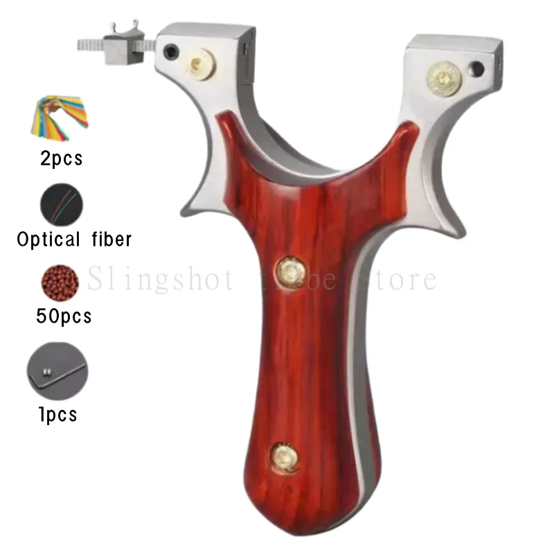 Stainless Steel Professional Hunting Slingshot+Wooden Handle Outdoor Shooting and Hunting Equipment with Rubber belt
Stainless Steel Professional Hunting Slingshot+Wooden Handle Outdoor Shooting and Hunting Equipment with Rubber belt