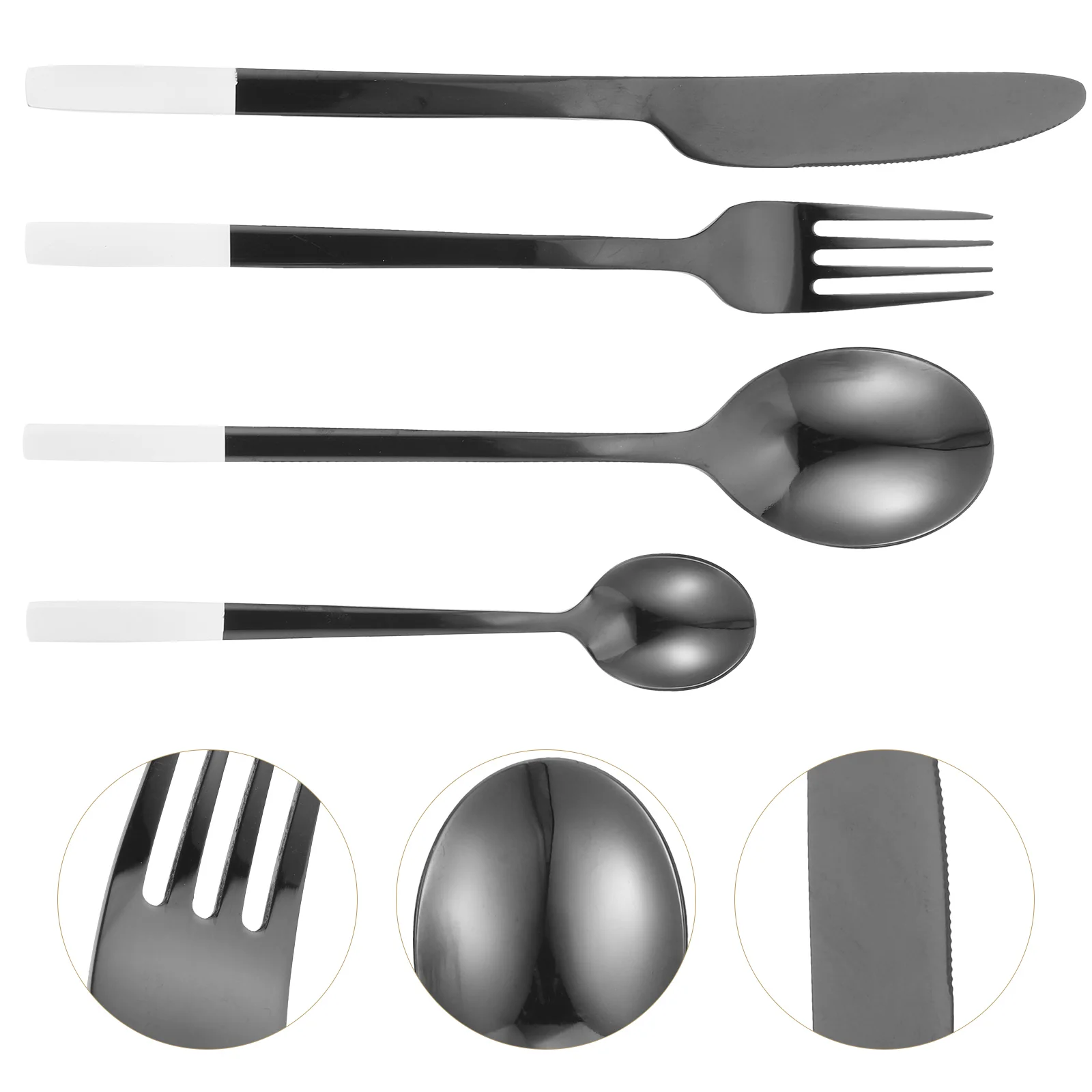 Cutlery Kit Flatware Tableware Set Steel Stainless Serving Sets Western Spoon Kitchen Utensil Fork Home Eating Utensils Reusable
Cutlery Kit Flatware Tableware Set Steel Stainless Serving Sets Western Spoon Kitchen Utensil Fork Home Eating Utensils Reusable