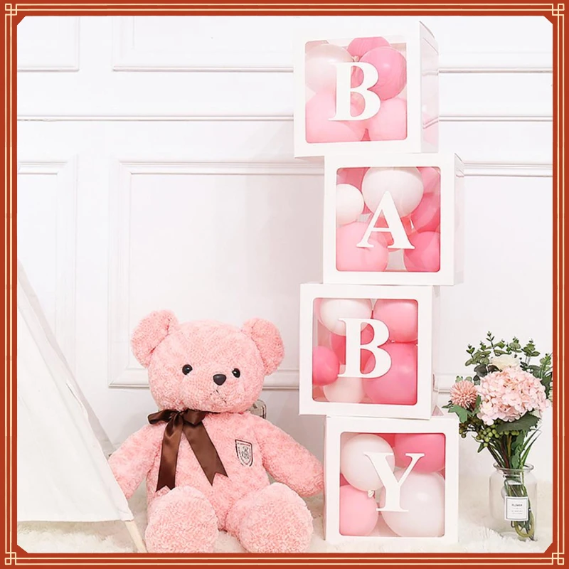 Name Transparent Packing Box Birthday Balloon Box Wedding 1st Birthday Party Decor Kids Latex Balloon Baby shower Girl
Name Transparent Packing Box Birthday Balloon Box Wedding 1st Birthday Party Decor Kids Latex Balloon Baby shower Girl