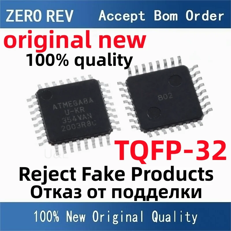 

2Pcs 5pcs 10pcs 100% New ATMEGA8A-AU ATMEGA8A TQFP-32 TQFP32 8-bit microcontroller muc Brand new original chips ic