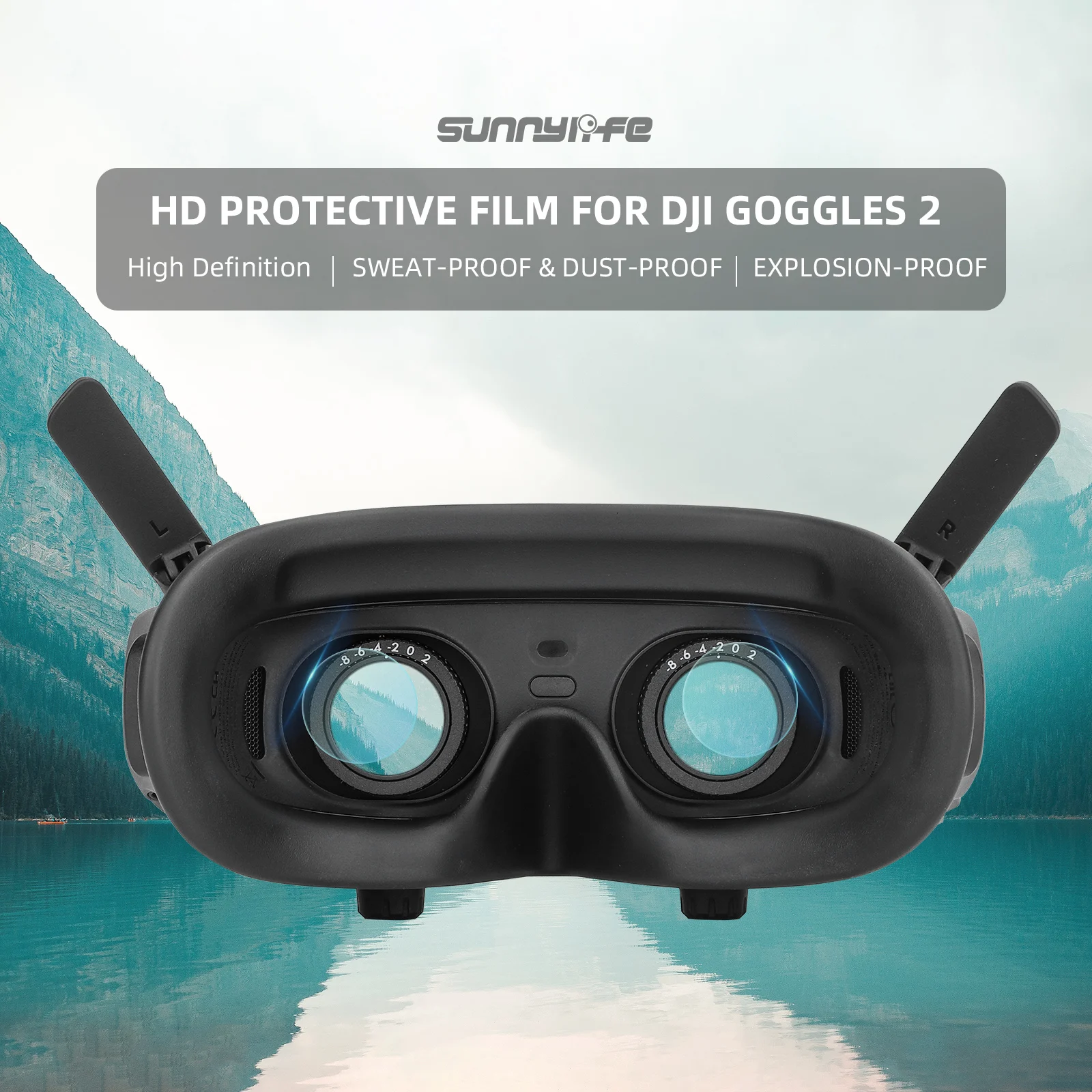 Для DJI Avata Goggles 2 комбинированная защитная пленка комплект Защита объектива против царапин пленка для экрана Взрывозащищенная пленка для DJI Avata 2