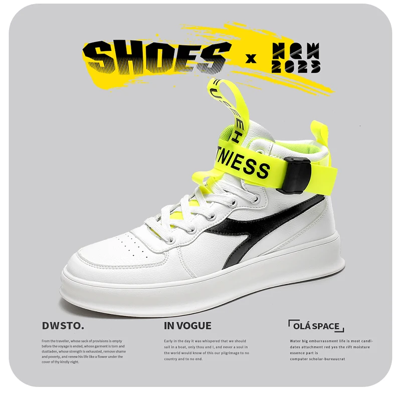 2023Original Anti-skid High-top Trend Board Shoes Casual Casual Versatile Men's Sports Shoes Leather Waterproof Upper кроссовки
2023Original Anti-skid High-top Trend Board Shoes Casual Casual Versatile Men's Sports Shoes Leather Waterproof Upper кроссовки