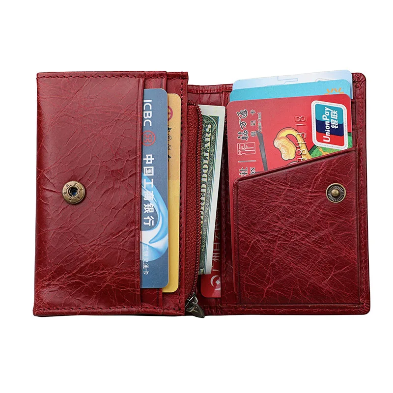 Women Wallets Fashion Genuine Leather Men Purses Short Hasp Wallet Vintage Small Money Bag RFID Coin Pocket Card Holders Clutch
Women Wallets Fashion Genuine Leather Men Purses Short Hasp Wallet Vintage Small Money Bag RFID Coin Pocket Card Holders Clutch