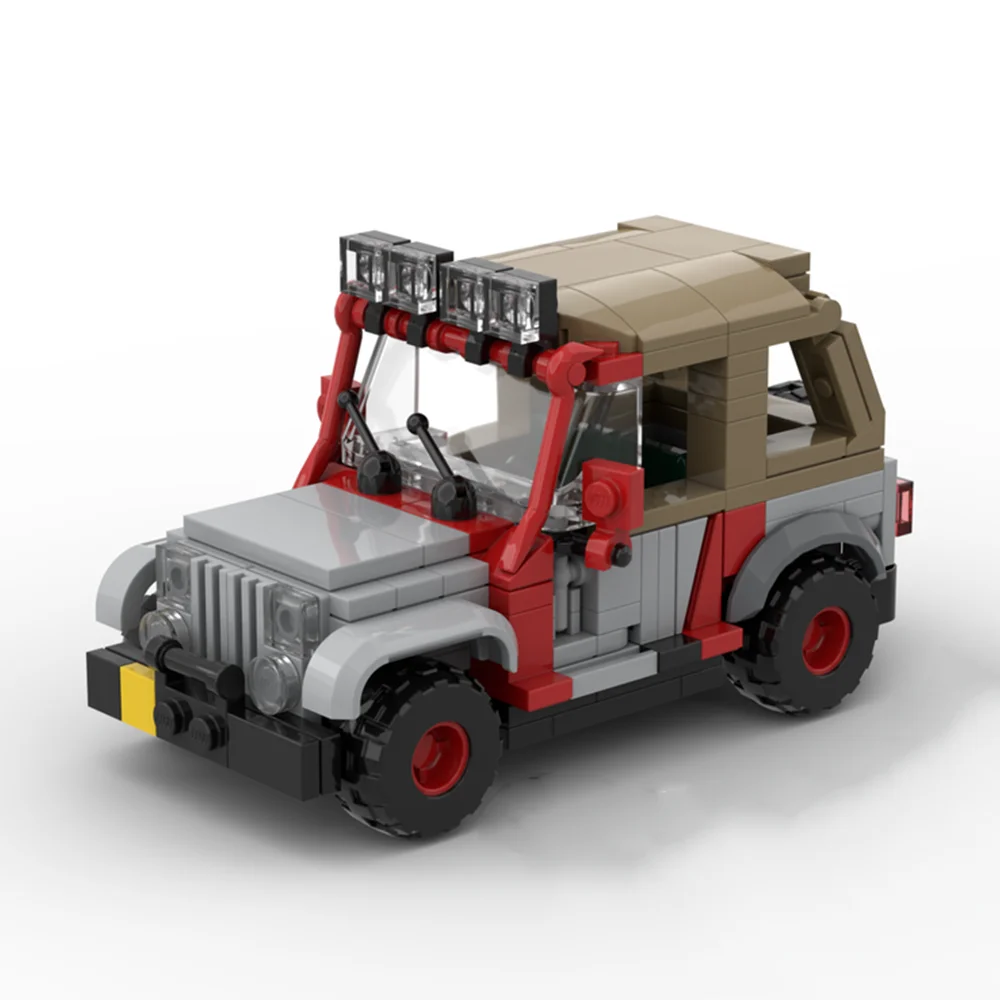 MOC-48461 Jurassic Park Staff Jeep with Soft Top Building Block Model Spliced Toy Puzzle Kids Gift
MOC-48461 Jurassic Park Staff Jeep with Soft Top Building Block Model Spliced Toy Puzzle Kids Gift