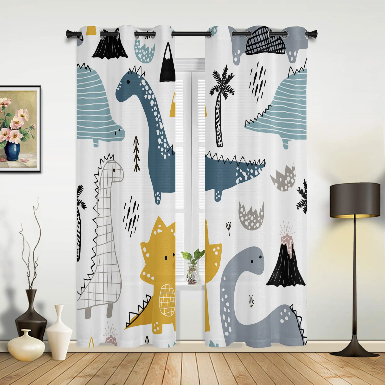 Cute Cartoon Style Dinosaur Curtains for Bedroom Living Room Drapes Kitchen Children's Room Window Curtain Modern Home Decor
Cute Cartoon Style Dinosaur Curtains for Bedroom Living Room Drapes Kitchen Children's Room Window Curtain Modern Home Decor