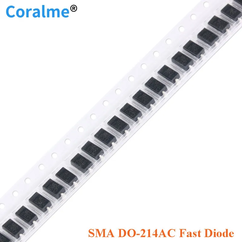 100 pcs SMA DO-214AC Surface Mount Fast Rectifier Diode ES1D ES1G ES1J ES2G ES2J RS1G RS1J RS1M RS2M
100 pcs SMA DO-214AC Surface Mount Fast Rectifier Diode ES1D ES1G ES1J ES2G ES2J RS1G RS1J RS1M RS2M