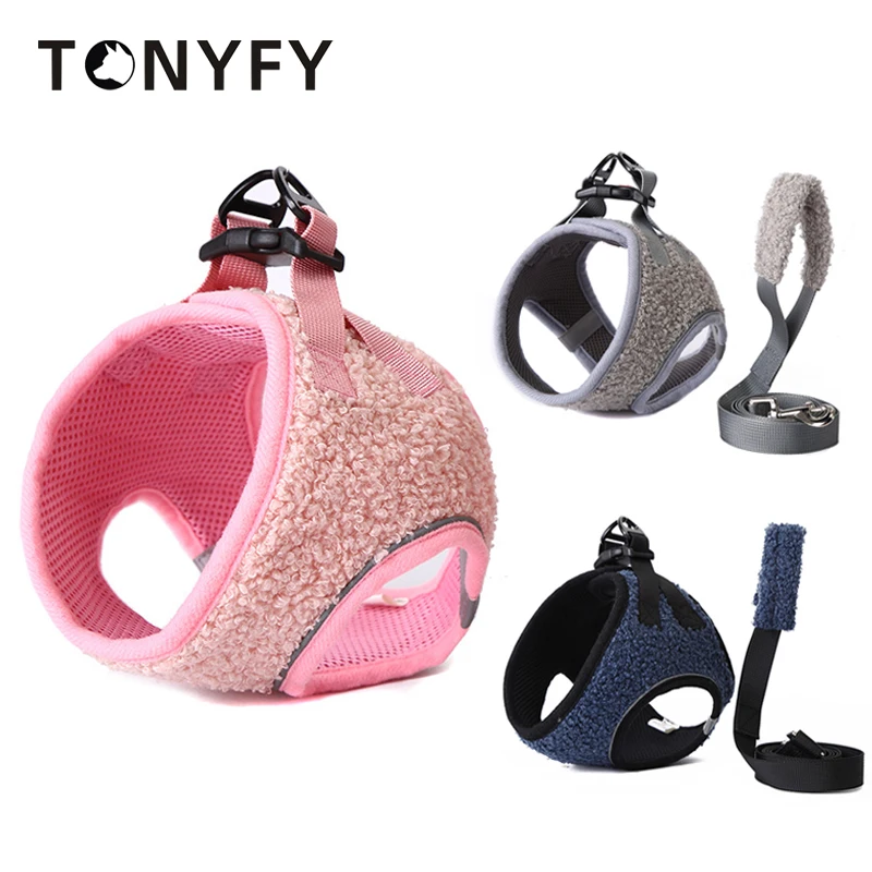 Winter Warm Pet Harness Leash Set Lamb Velvet Soft Reflective Safety Dog Vest Harness for Small Medium Dogs Anti-lost Supplies
Winter Warm Pet Harness Leash Set Lamb Velvet Soft Reflective Safety Dog Vest Harness for Small Medium Dogs Anti-lost Supplies