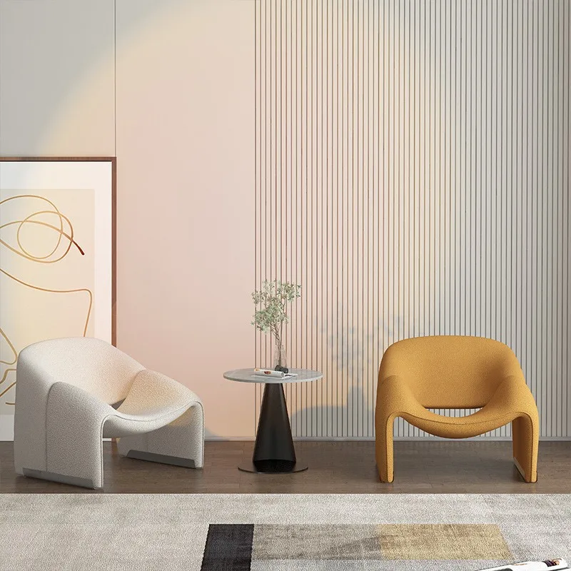 Nordic Hotel Single Fabric Couch Internet Celebrity Light Luxury Designer Chair 
Nordic Hotel Single Fabric Couch Internet Celebrity Light Luxury Designer Chair