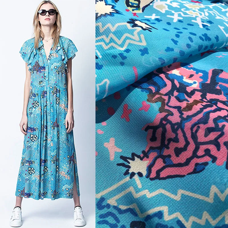 Европейский и американский нишевой бренд, высококачественный индивидуальный рисунок, синяя подводная фотография, цифровая печать, ткань д... 
Европейский и американский нишевой бренд, высококачественный индивидуальный рисунок, синяя подводная фотография, цифровая печать, ткань д...