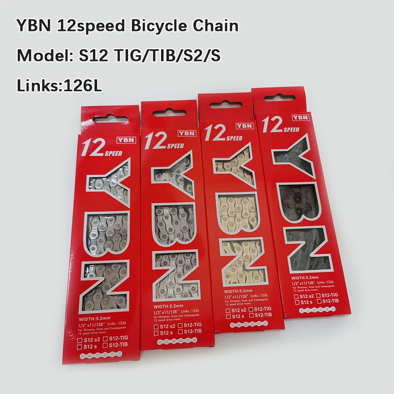 

Цепь YBN для горного велосипеда, 12 Скоростей, 12 S цепи для Shimano, Sram, системы 12 S