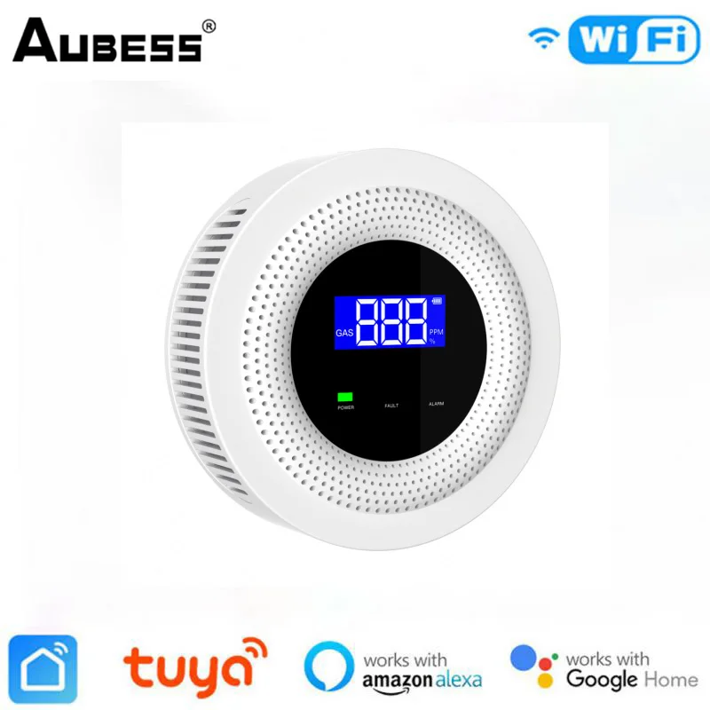 Tuya Wifi Combustible Gas Sensor Smart Combus Gas Detector Smart Home Gas Leakage Sensor Fire Security Alarm Smart Life Control
Tuya Wifi Combustible Gas Sensor Smart Combus Gas Detector Smart Home Gas Leakage Sensor Fire Security Alarm Smart Life Control