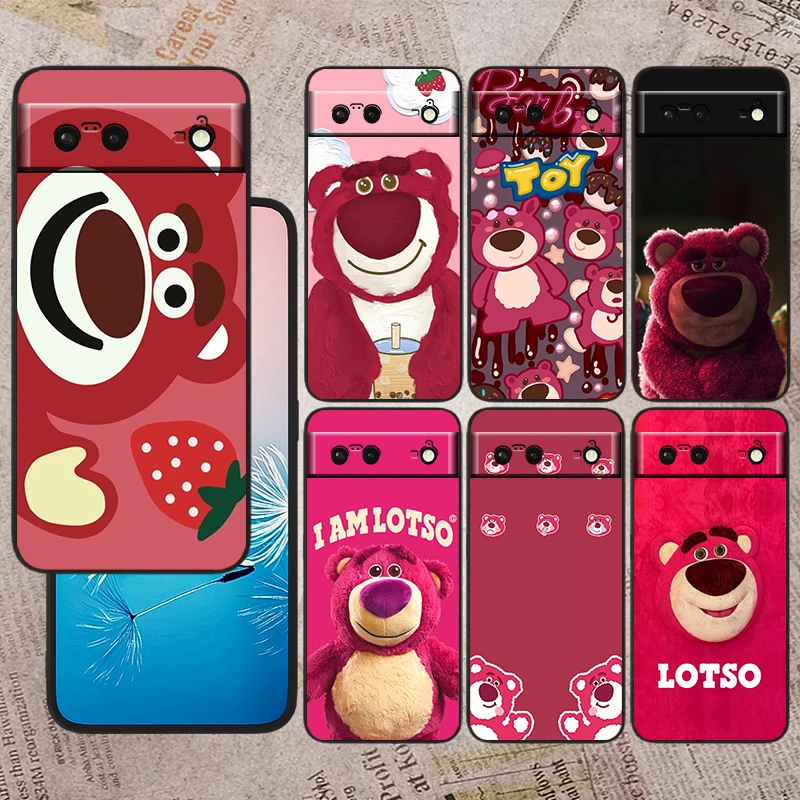 Toy Story Strawberry Bear For Google Pixel 6 Pro 6A 5A 5 4 4A XL 5G Black Phone Case Shockproof Shell Soft Fundas Coque Capa
Toy Story Strawberry Bear For Google Pixel 6 Pro 6A 5A 5 4 4A XL 5G Black Phone Case Shockproof Shell Soft Fundas Coque Capa