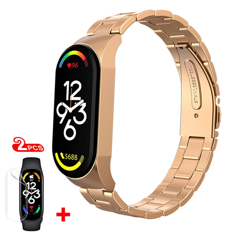 Браслет из нержавеющей стали для Xiaomi Mi Band 7, металлический ремешок для смарт-часов Xiaomi mi Band 7
Браслет из нержавеющей стали для Xiaomi Mi Band 7, металлический ремешок для смарт-часов Xiaomi mi Band 7