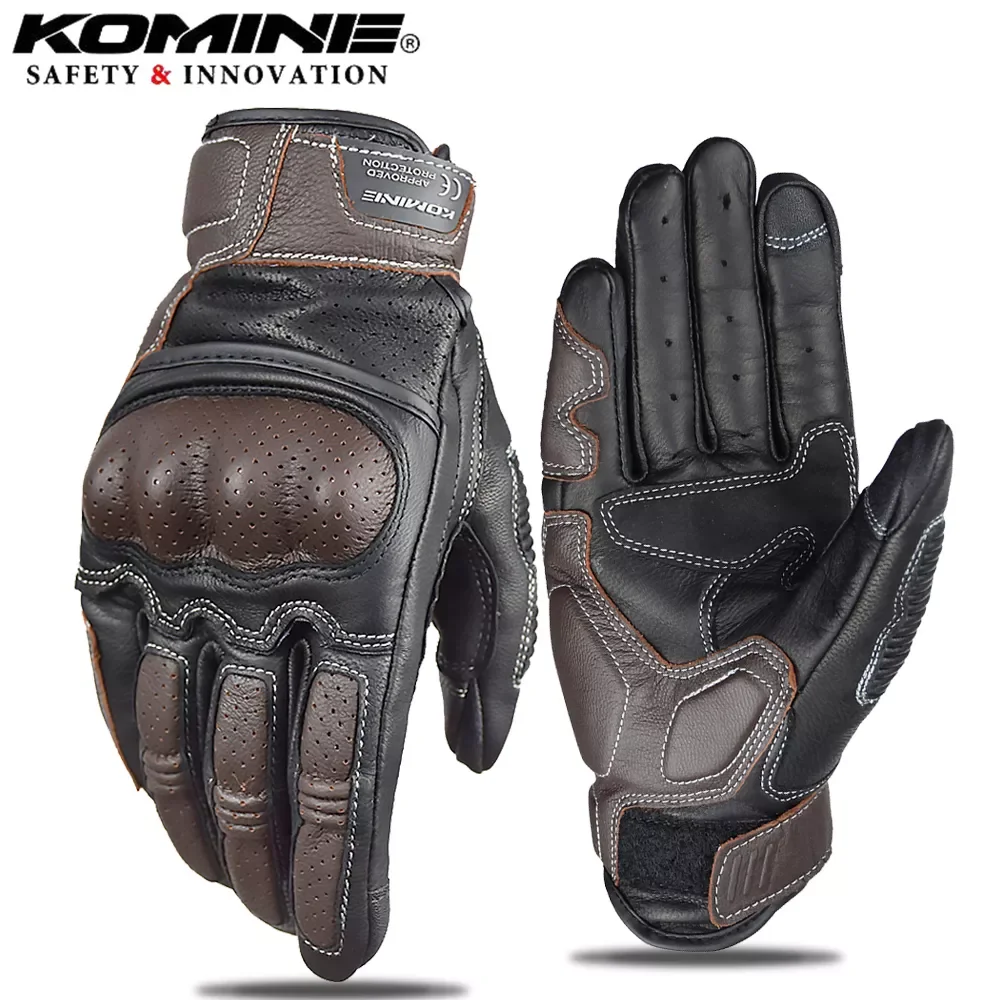 GK-217 Men Retro Motorcycle Racing Gloves Goatskin Full Finger Motorbike Motorsport Touch Screen Gloves Moto Luvas Brown Black
GK-217 Men Retro Motorcycle Racing Gloves Goatskin Full Finger Motorbike Motorsport Touch Screen Gloves Moto Luvas Brown Black