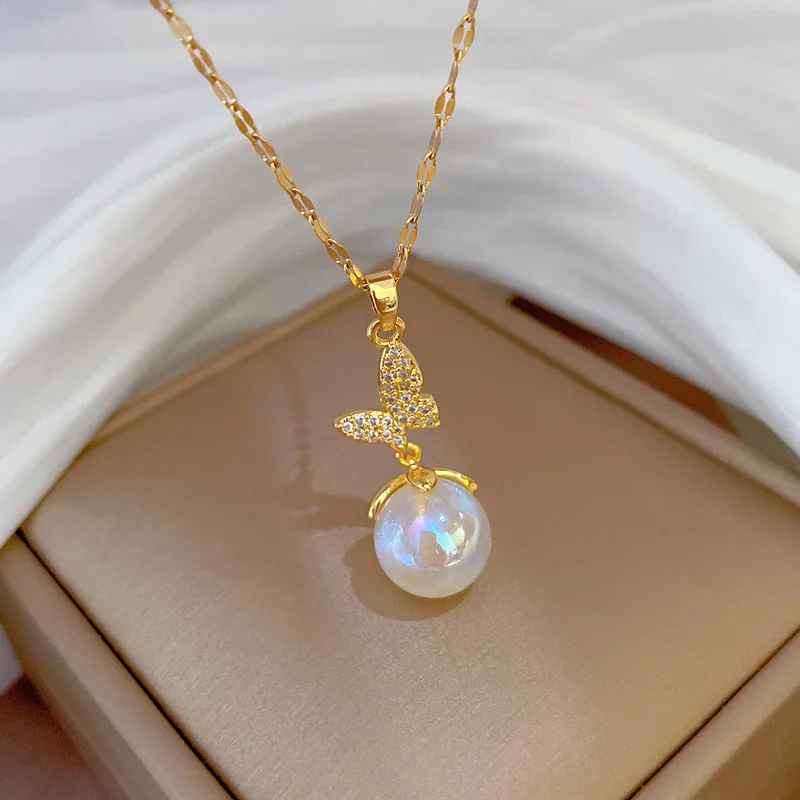 Luxury Pearl Butterfly Pendant Choker Necklace for Women Jewelry Boho Vintage Wedding Bridal Girlfriend Birthday Chain Gifts
Luxury Pearl Butterfly Pendant Choker Necklace for Women Jewelry Boho Vintage Wedding Bridal Girlfriend Birthday Chain Gifts
