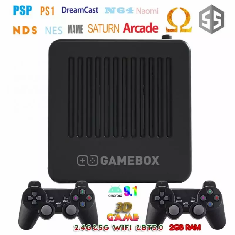 NEW2023 Professional Video Gamepad Game Console 10000+ 64/128G Dual System Family Gamebox 2.4G Controller For PSP PS1-3 FCN64
NEW2023 Professional Video Gamepad Game Console 10000+ 64/128G Dual System Family Gamebox 2.4G Controller For PSP PS1-3 FCN64