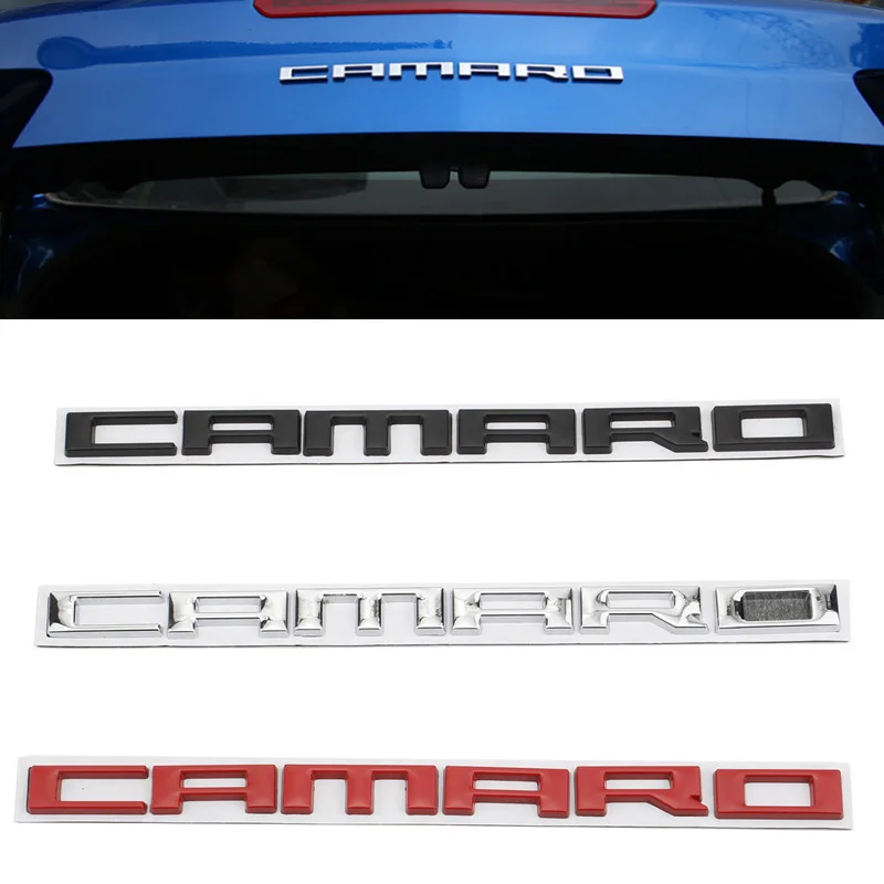Car 3D Metal CAMARO Letter Logo Stickers and Decals for Chevrolet CAMARO ZL1 1LE Rear Trunk Body Emblem Badge Accessories
Car 3D Metal CAMARO Letter Logo Stickers and Decals for Chevrolet CAMARO ZL1 1LE Rear Trunk Body Emblem Badge Accessories