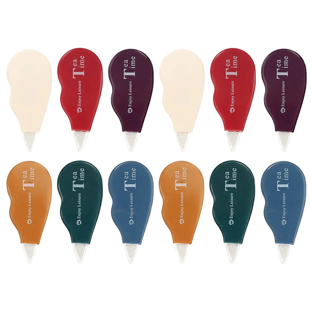 12 Pcs Correction Tape Student Accessory White-out Tapes Adhesive Duct Smooth Writing Plastic Studying Small Daily
12 Pcs Correction Tape Student Accessory White-out Tapes Adhesive Duct Smooth Writing Plastic Studying Small Daily