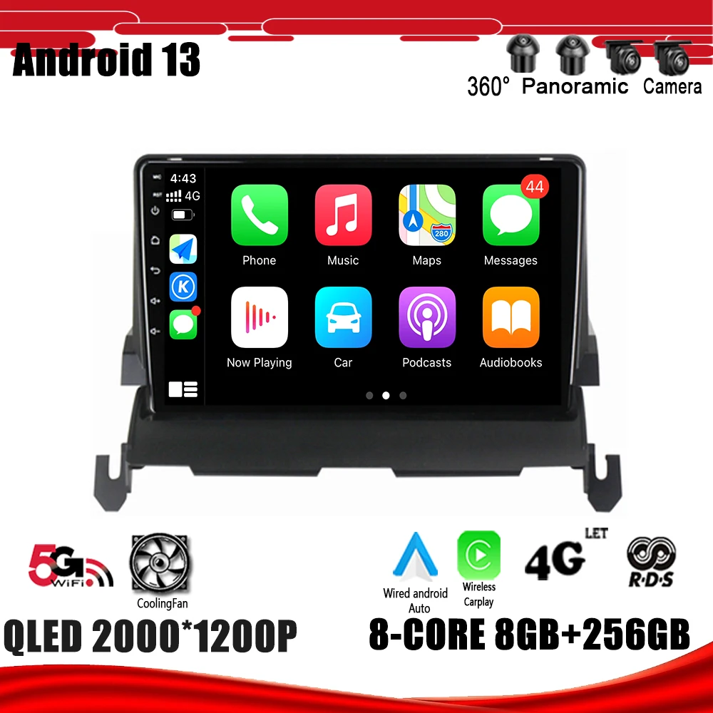 Автомобильный мультимедийный плеер с GPS-навигацией, DSP, Carplay, Wi-Fi, Android 13, для DODGE Journey 2009, 2010, 2011, 2012
Автомобильный мультимедийный плеер с GPS-навигацией, DSP, Carplay, Wi-Fi, Android 13, для DODGE Journey 2009, 2010, 2011, 2012