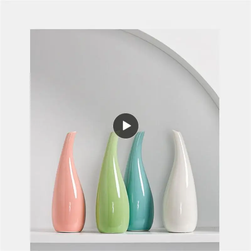 

Керамические вазы в скандинавском стиле для гостиной, 5,5x18x1 см, ваза, обеденные столы, цветочные композиции, цветочный горшок, украшения для комнаты