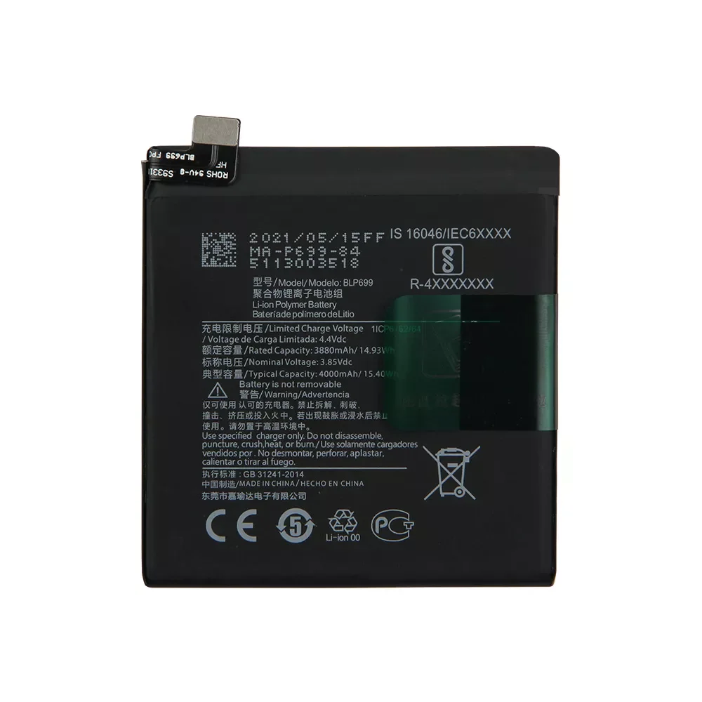 2023NEW Original Replacement Battery BLP699 For OnePlus 7 Pro 7Pro 3 3T One Plus 1 2 5 1+ 5T 6T 7T 7T Pro BLP745 BLP685 BLP633
2023NEW Original Replacement Battery BLP699 For OnePlus 7 Pro 7Pro 3 3T One Plus 1 2 5 1+ 5T 6T 7T 7T Pro BLP745 BLP685 BLP633